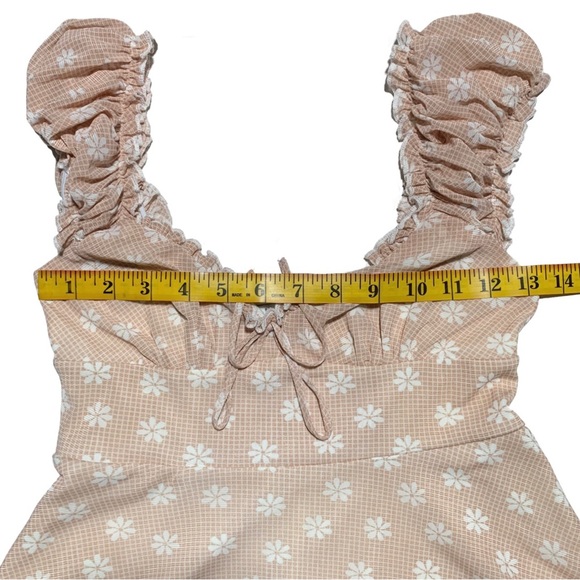 Urban Outfitters | Women | Prairie A-Line Floral Mini Dress | Small Petite - Picture 4 of 13